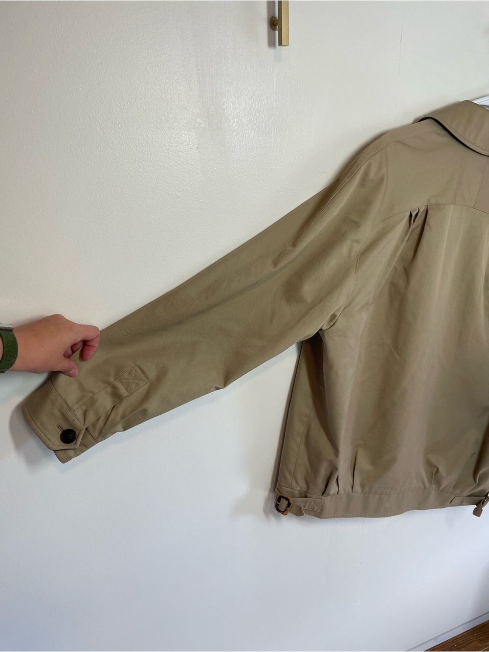 Vintage Burberry Men’s Classic Tan Harrington Jacket - Picture 8 of 9